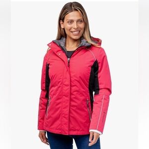 Women’s Summit IL Systems Waterproof Jacket XL Hooded Wind Resistant Outdoor